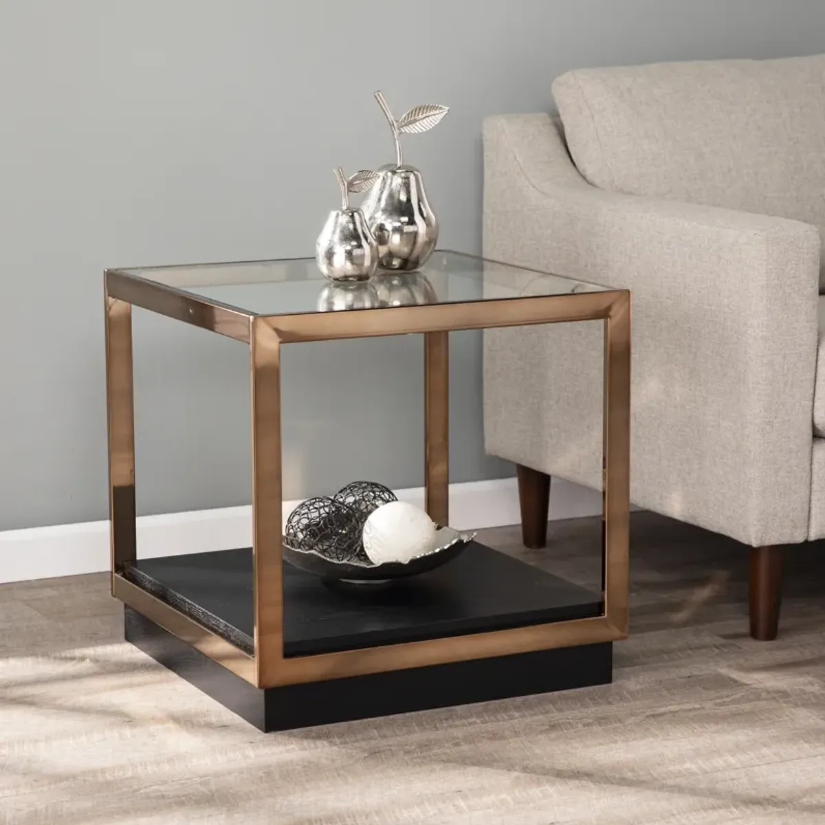 Bedfordshire Square End Table