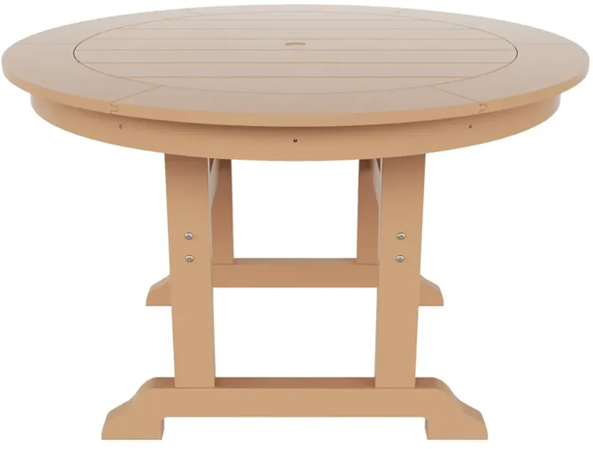 WestinTrends 47" Round Outdoor Patio Dining Table