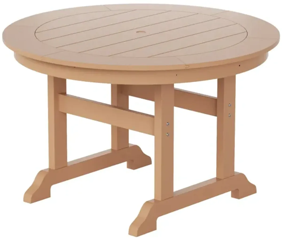 WestinTrends 47" Round Outdoor Patio Dining Table