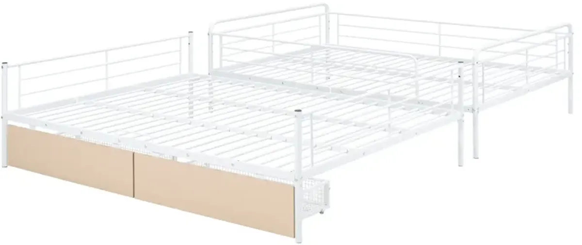 Merax Modern Metal Bunk Bed with 2 Beds