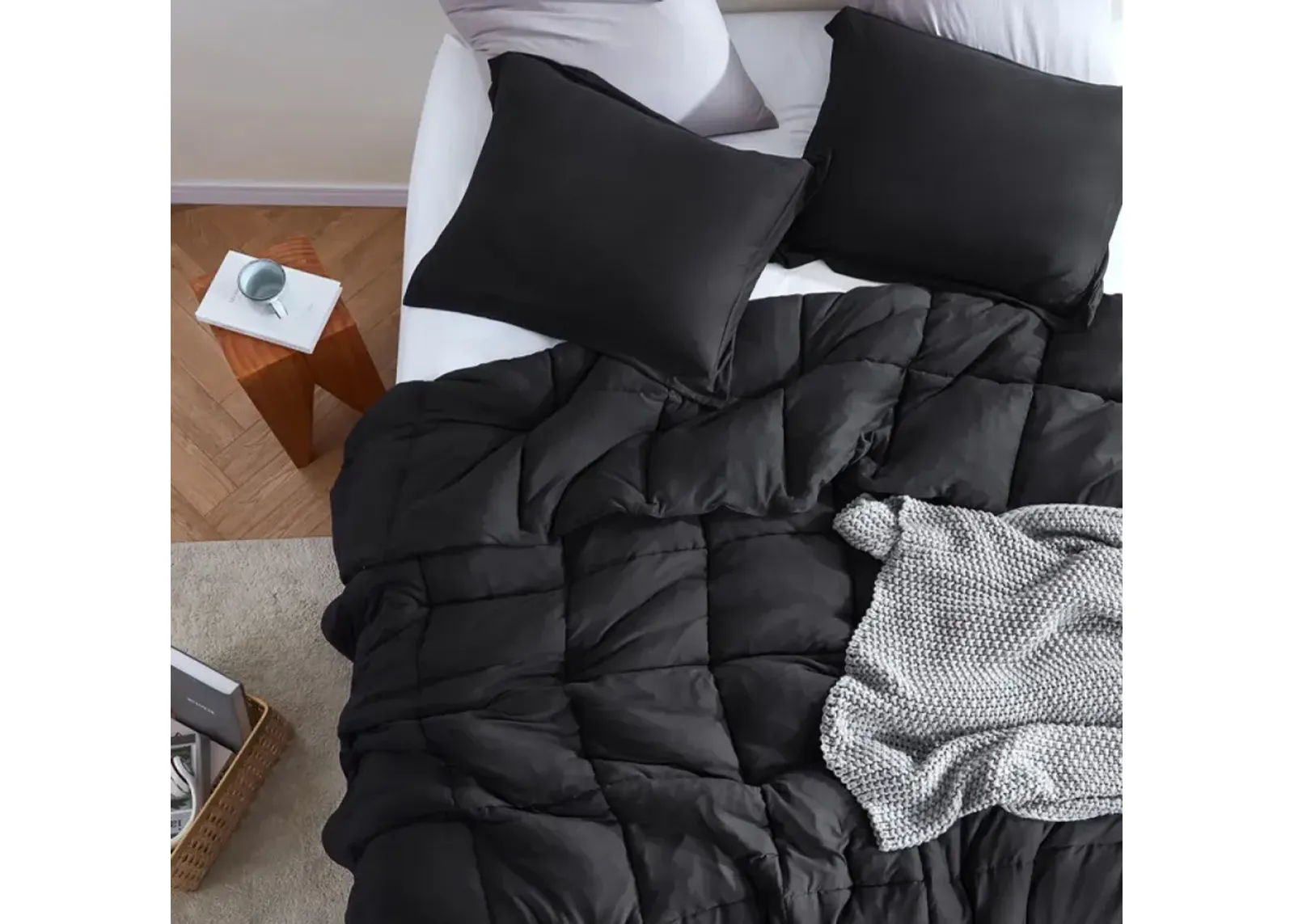 Better Than Butter - Coma Inducer® Oversized Comforter Set - Black