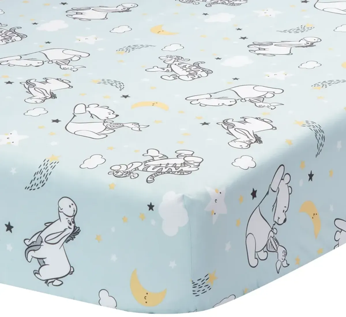 Bedtime Originals Starlight Pooh 3-Piece Crib Bedding Set - Blue, Animals