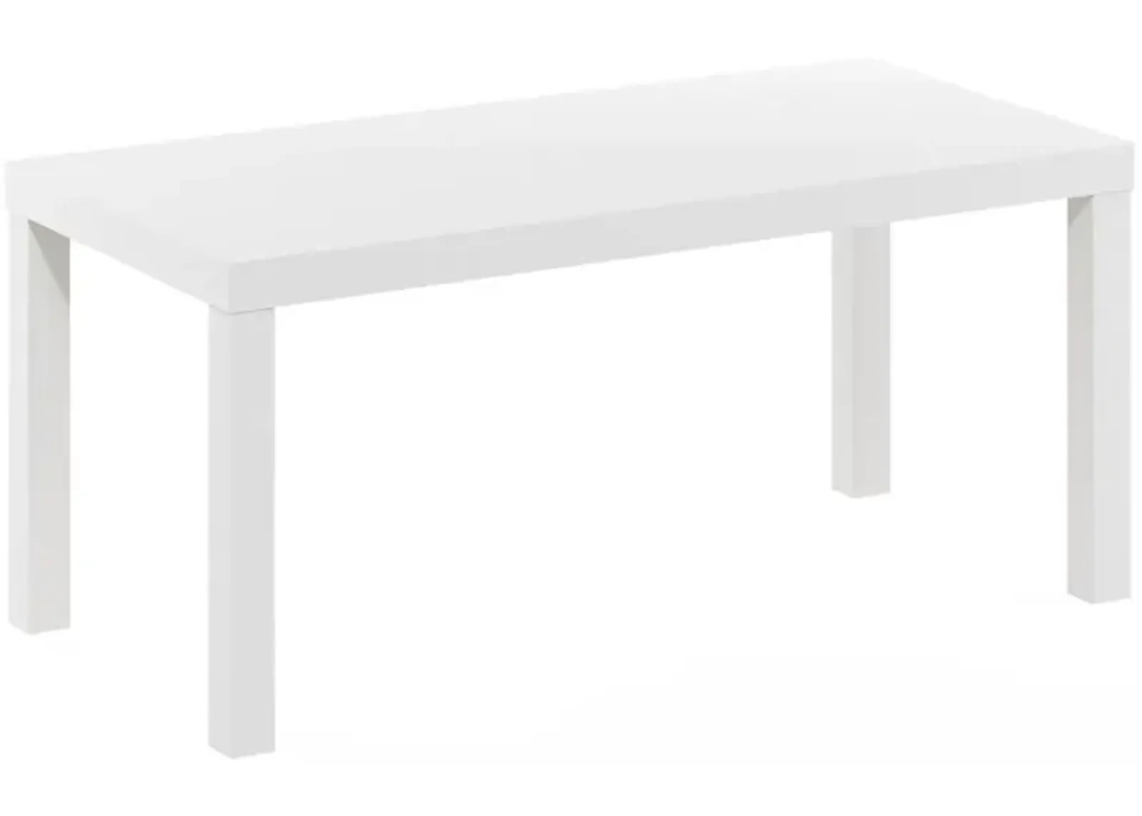 Furinno Classic Simple Coffee Table for Living Room, White