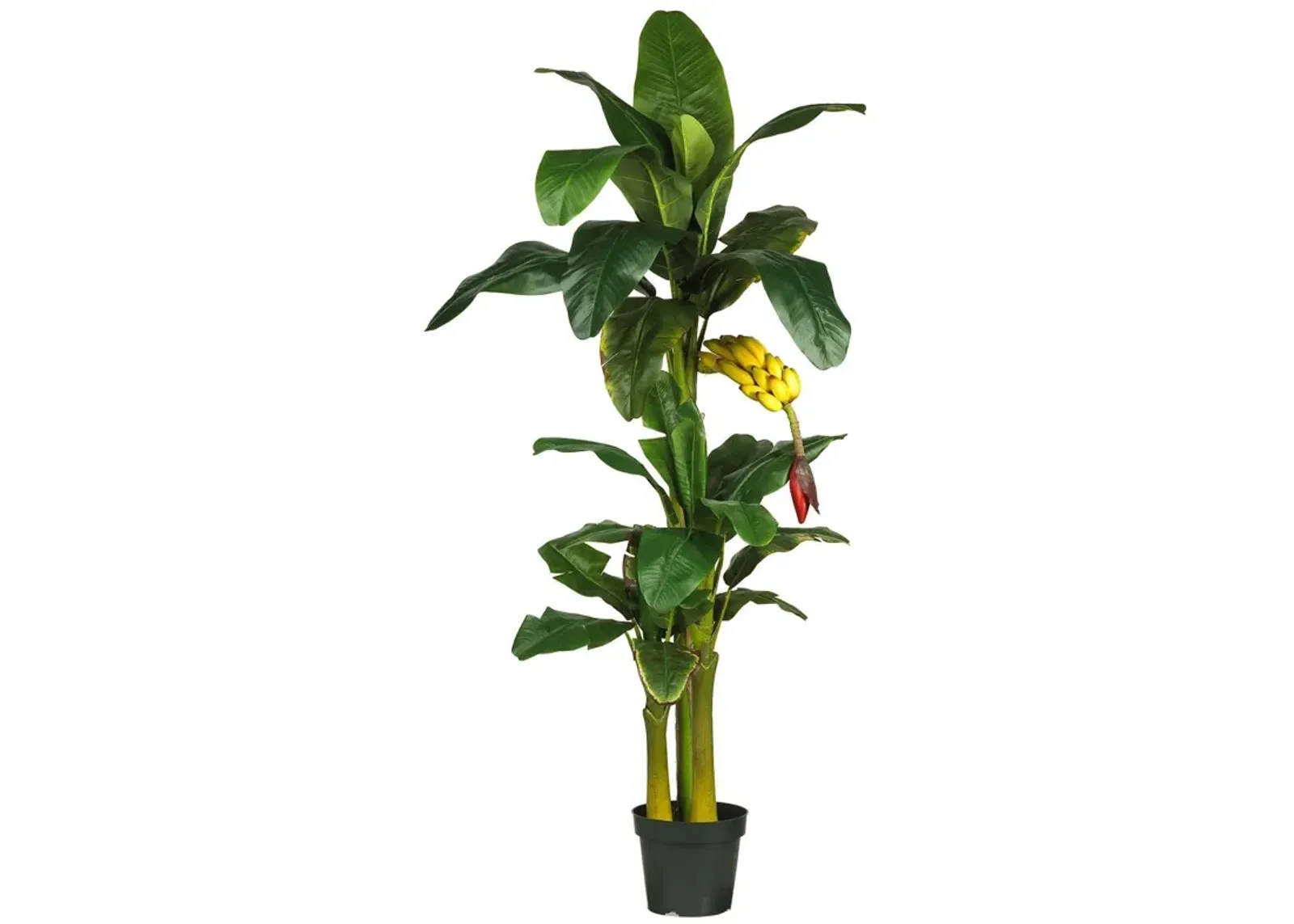 Nearly Natural 6-ft Triple Stalk Banana Tree