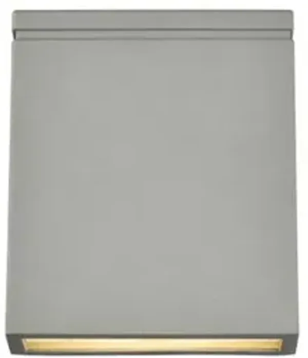 Living District Raine Integrated LED wall sconce  in silver