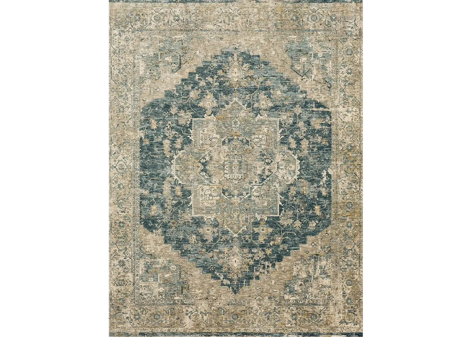 Marash Ezine Blue 5' X 7' 6" Rug