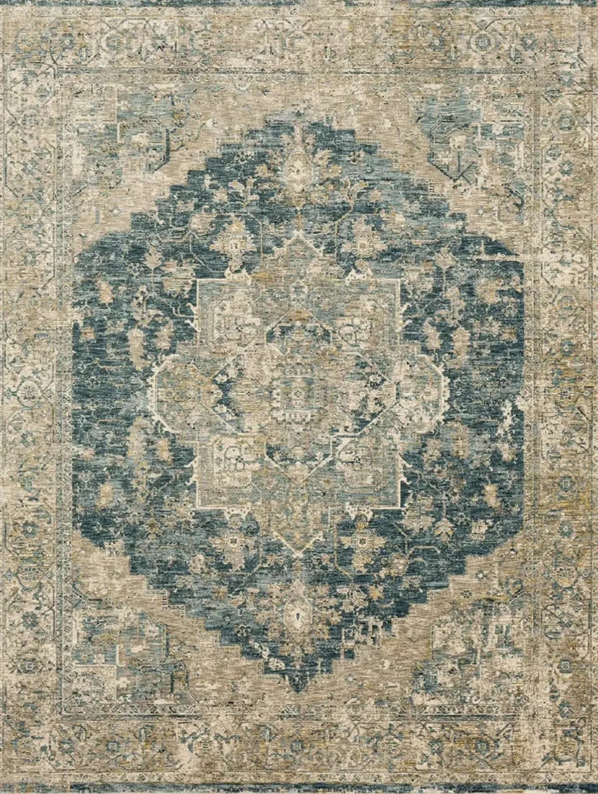 Marash Ezine Blue 5' X 7' 6" Rug