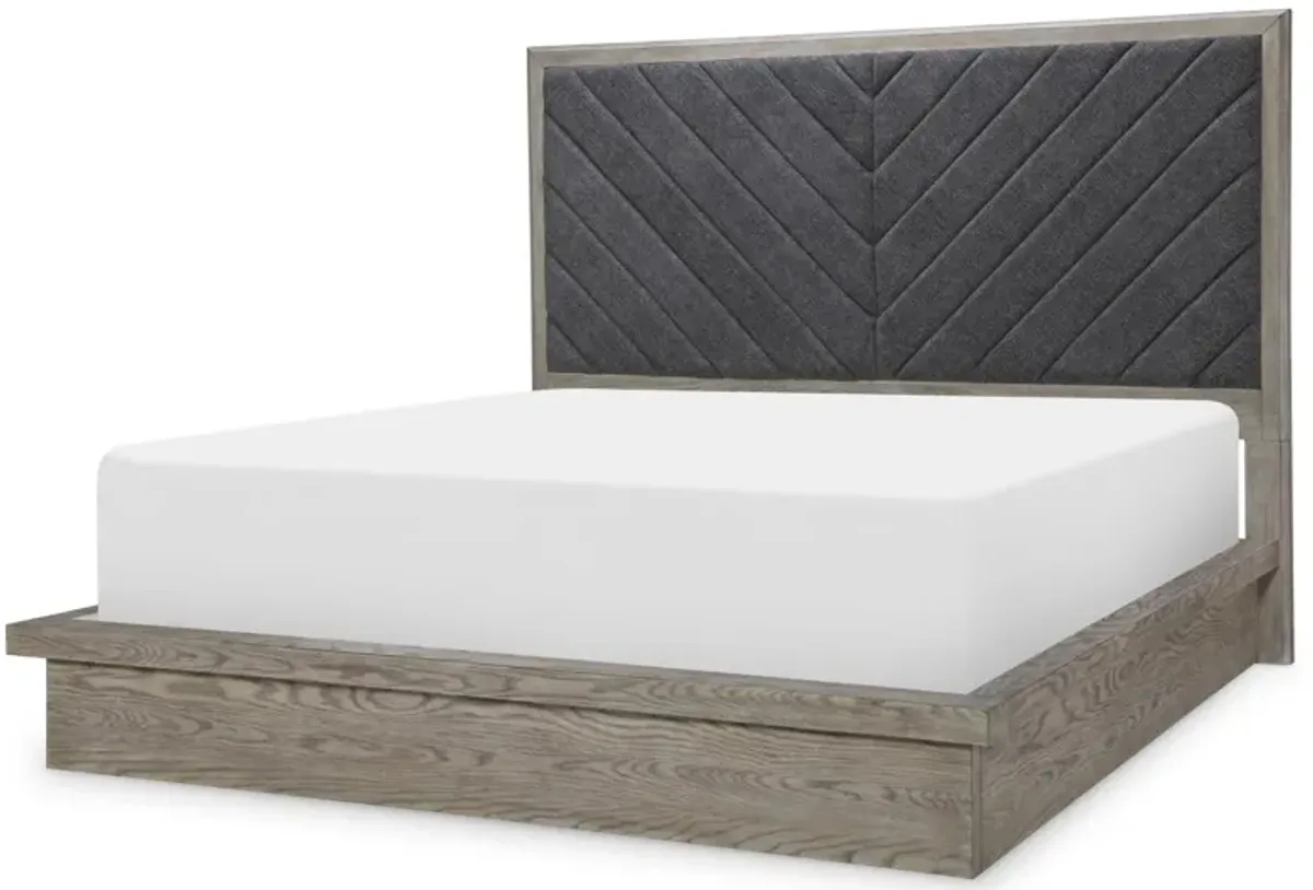 Halifax Upholstered Cal King Panel Bed