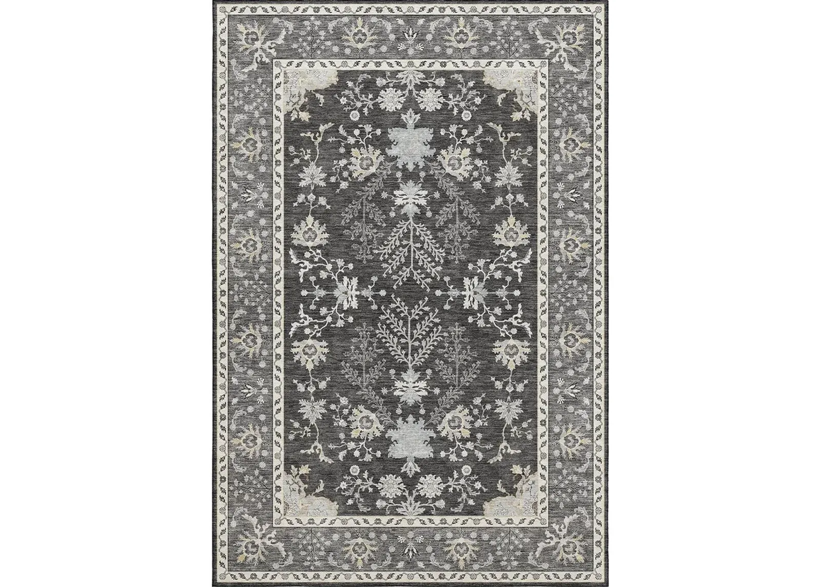 Hatay HY9 Charcoal 2'3" x 7'6" Rug