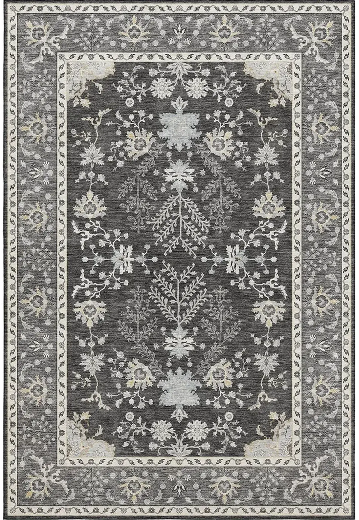 Hatay HY9 Charcoal 2'3" x 7'6" Rug