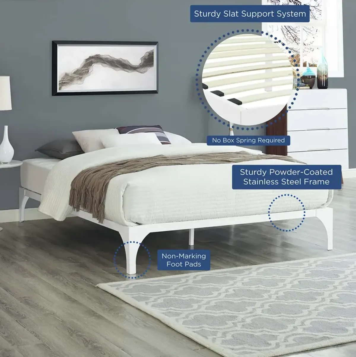 Modway - Ollie Queen Bed Frame