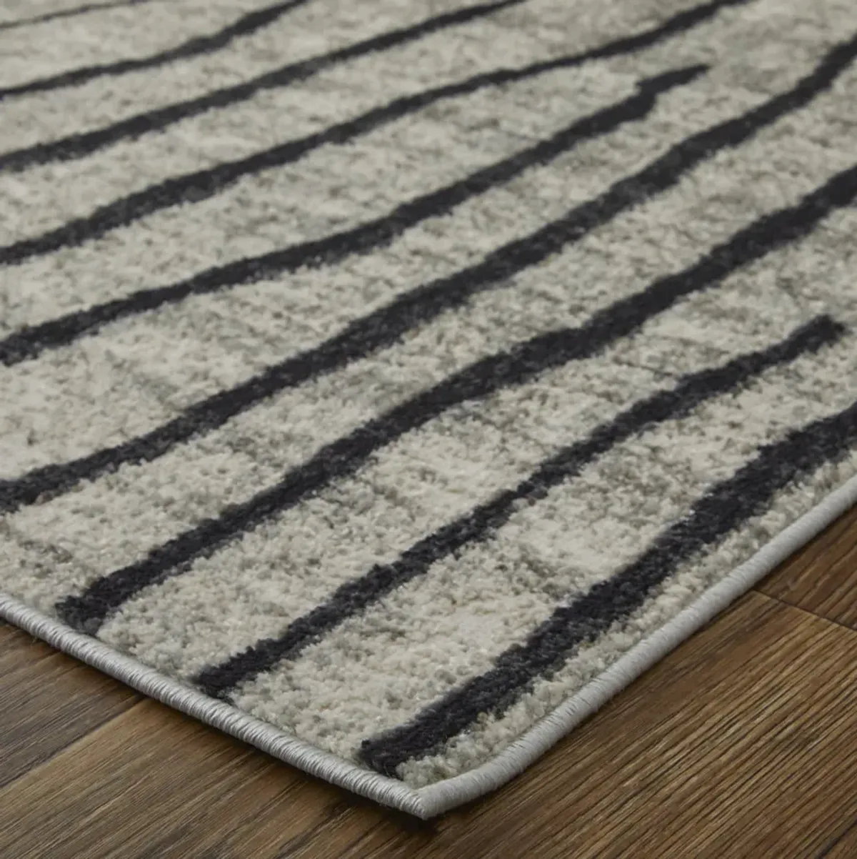 Kano 39LIF Gray/Black/Taupe 5'3" x 7'6" Rug