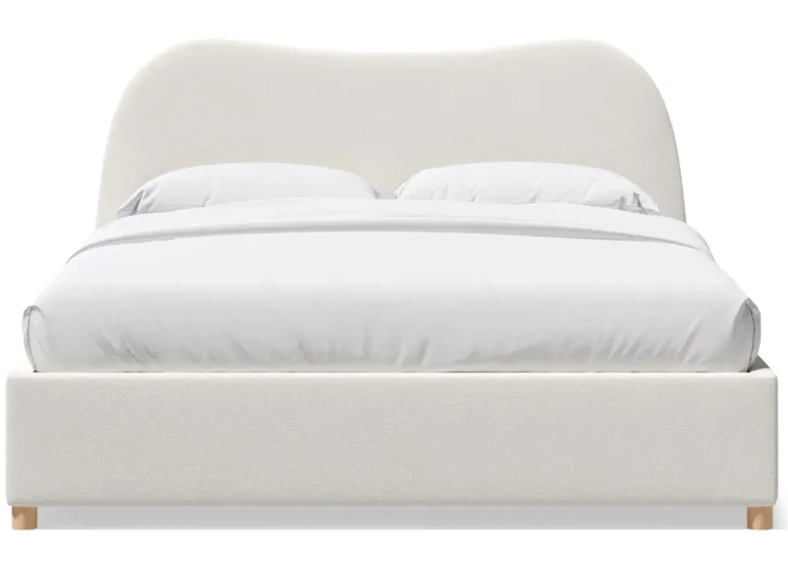 Celine Queen Curved Bed