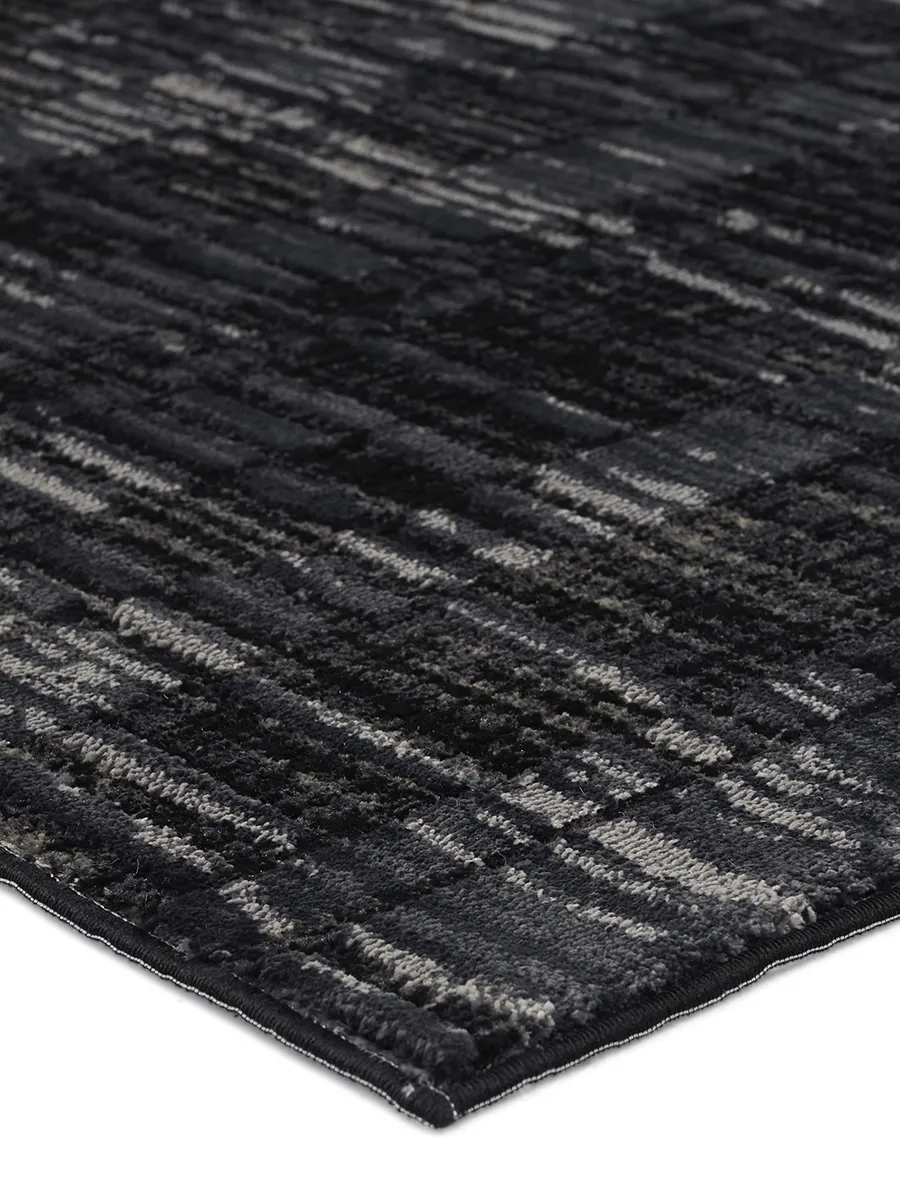 Graphite Carbon Gray 2'8" x 8' Runner Rug