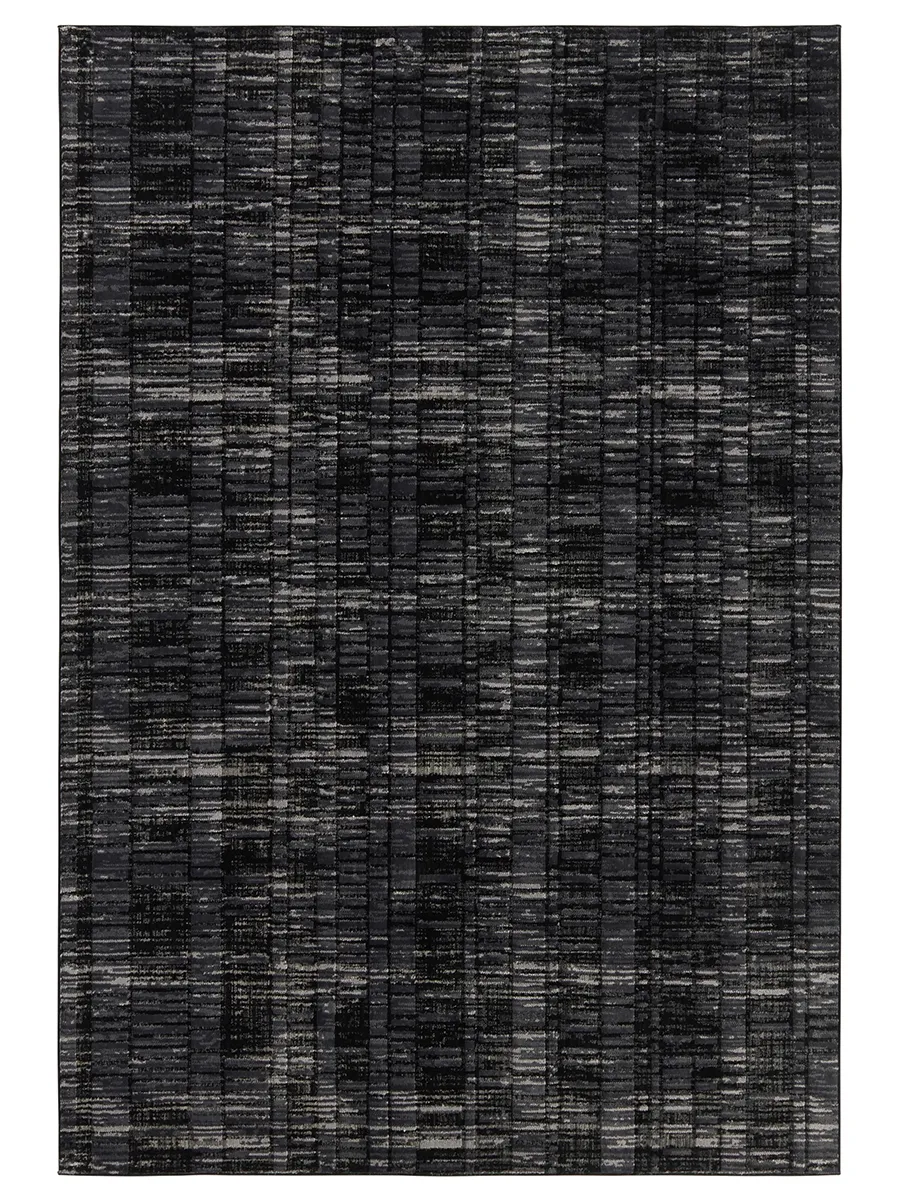 Graphite Carbon Gray 2'8" x 8' Runner Rug