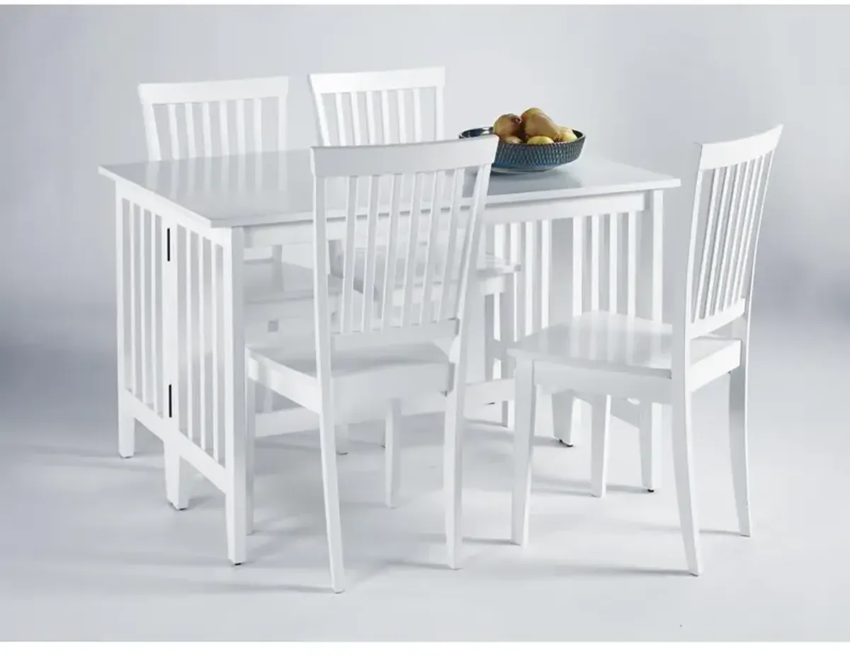 Drop Leaf Dining Table- White (chairs sold separately) , White