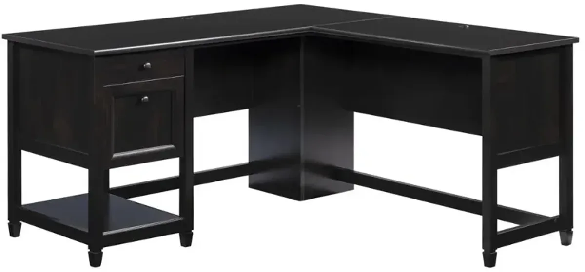 Sauder Edge Water L-Desk Eb