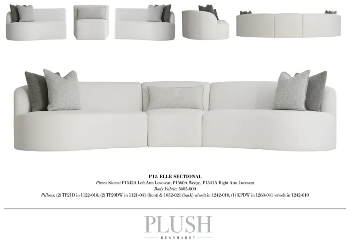 Bernhardt|Bernhardt Plush Elle Sectional|Elle 2pc Sectional|Livingroom Sectional