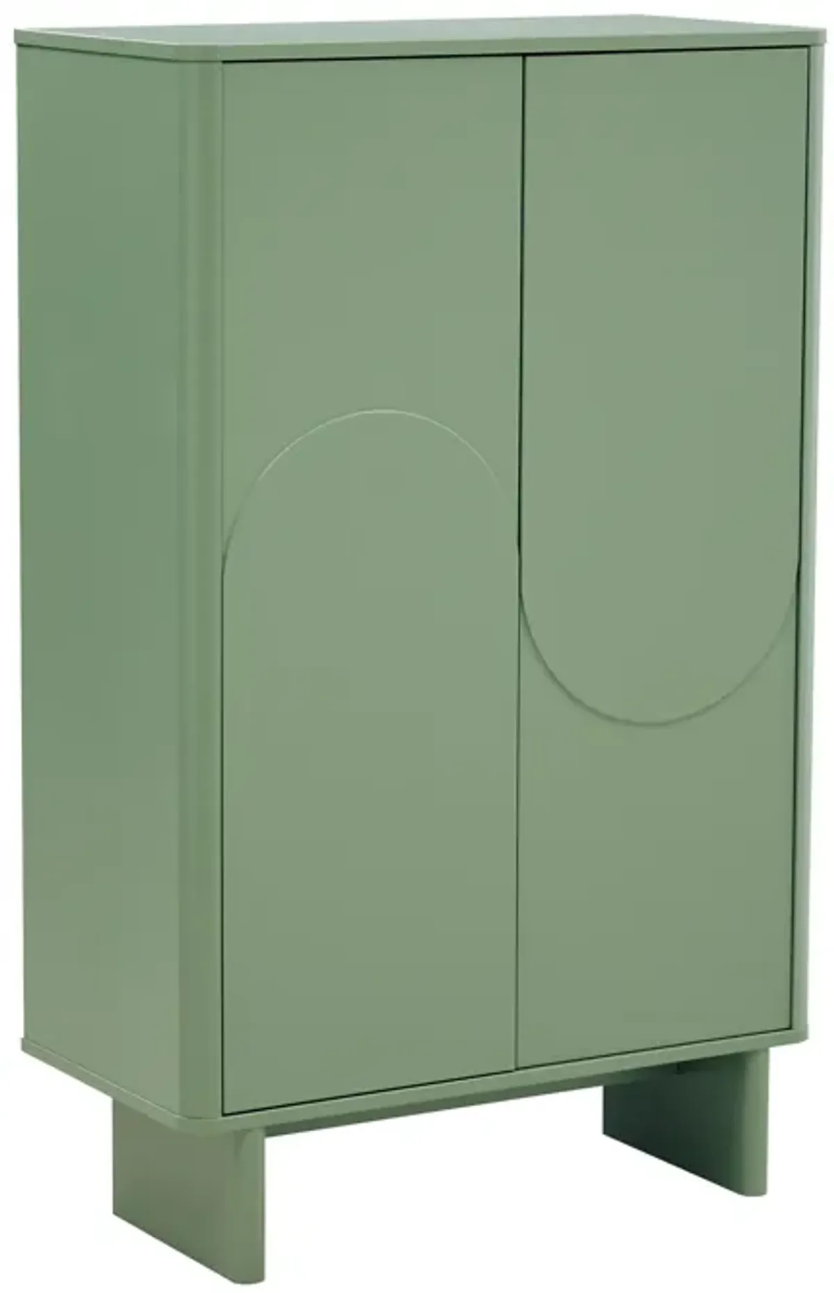 Ella Green Accent Cabinet