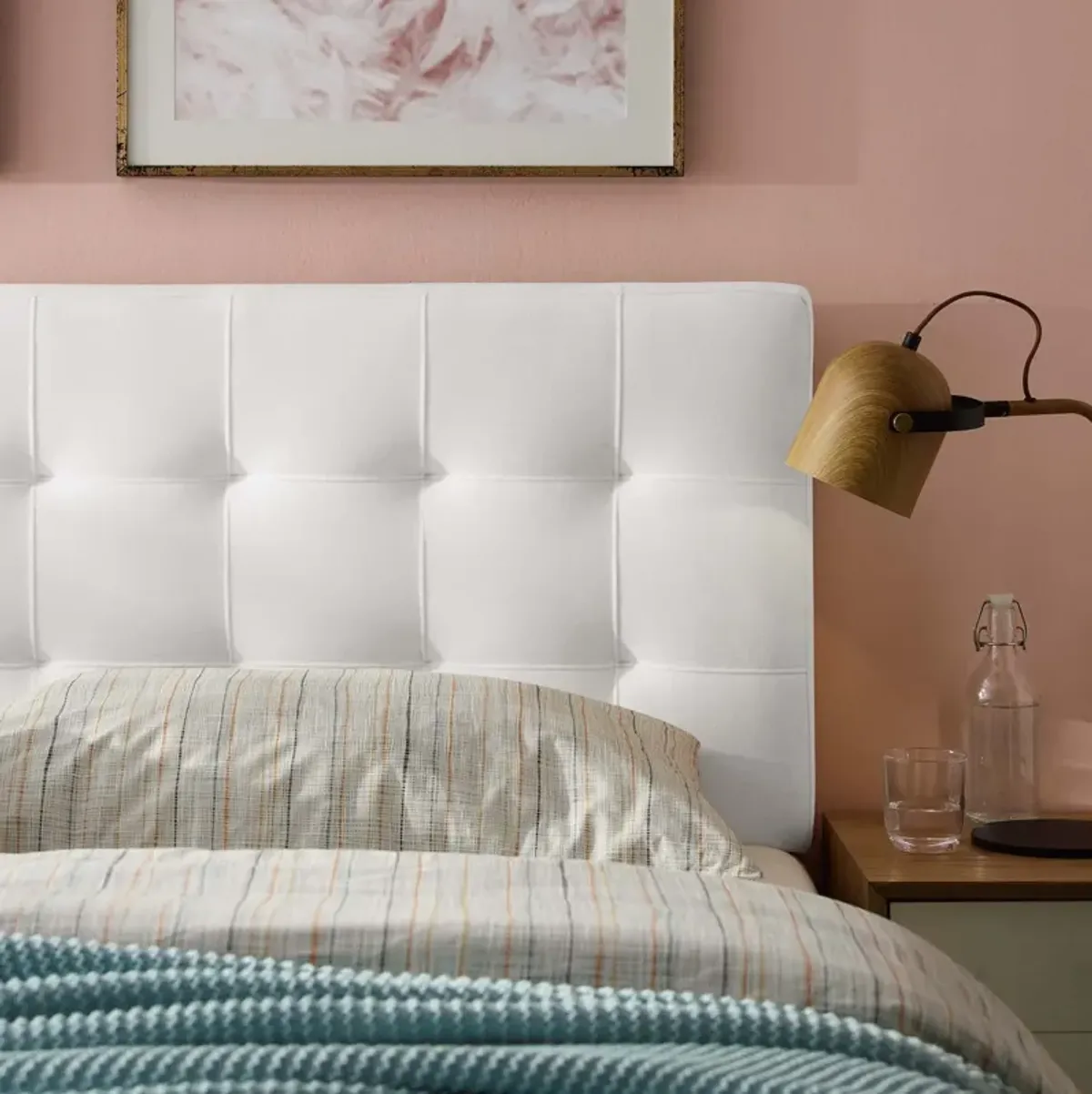 Modway - Lily Biscuit Tufted Full Performance Velvet Headboard