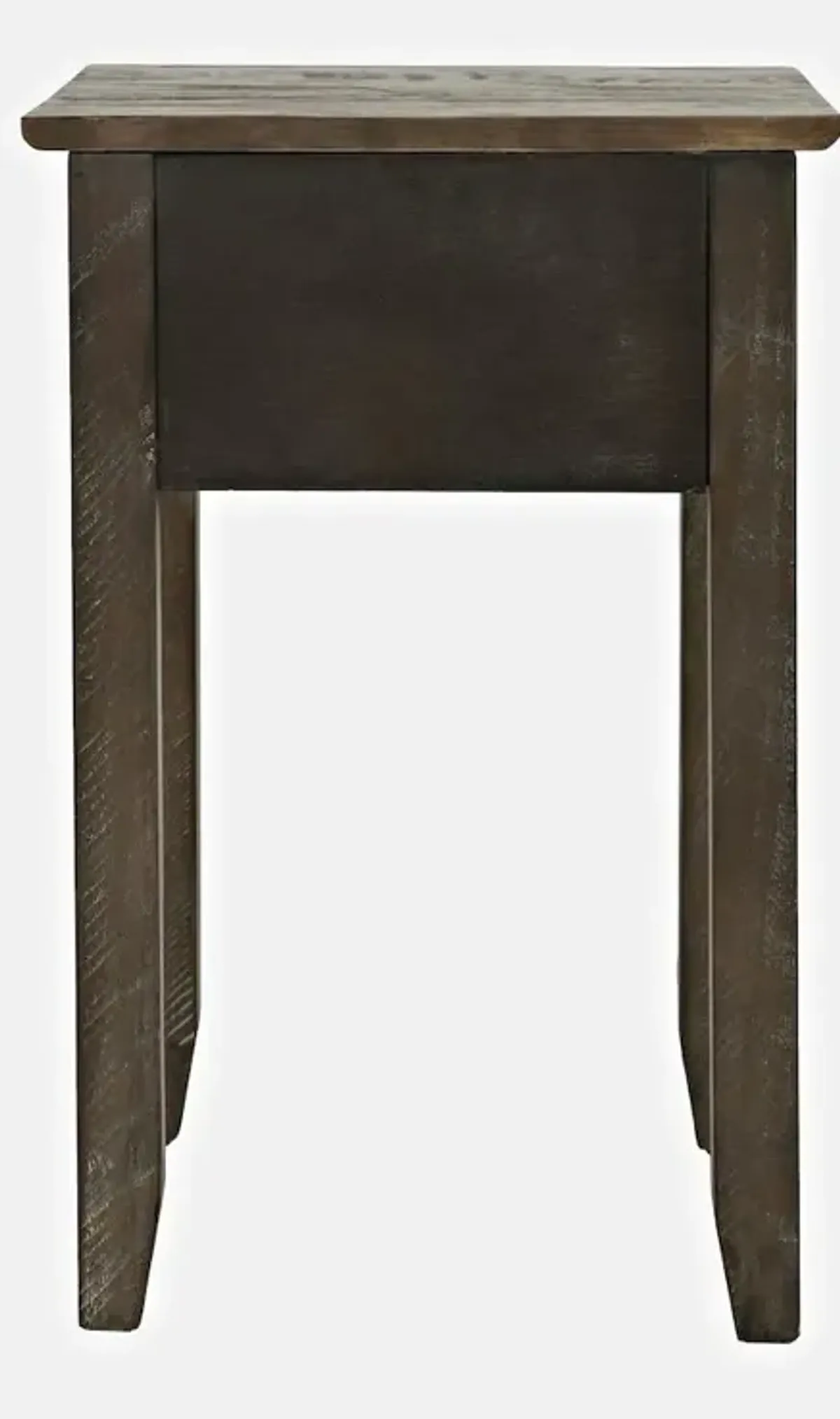 Jofran Devon Farmhouse Distressed Solid Wood End Table