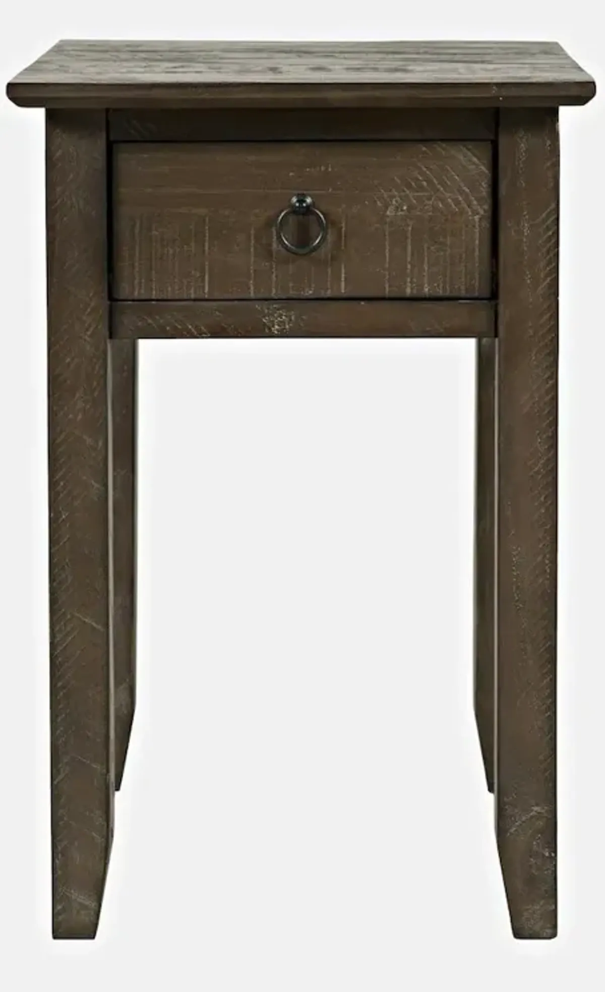 Jofran Devon Farmhouse Distressed Solid Wood End Table