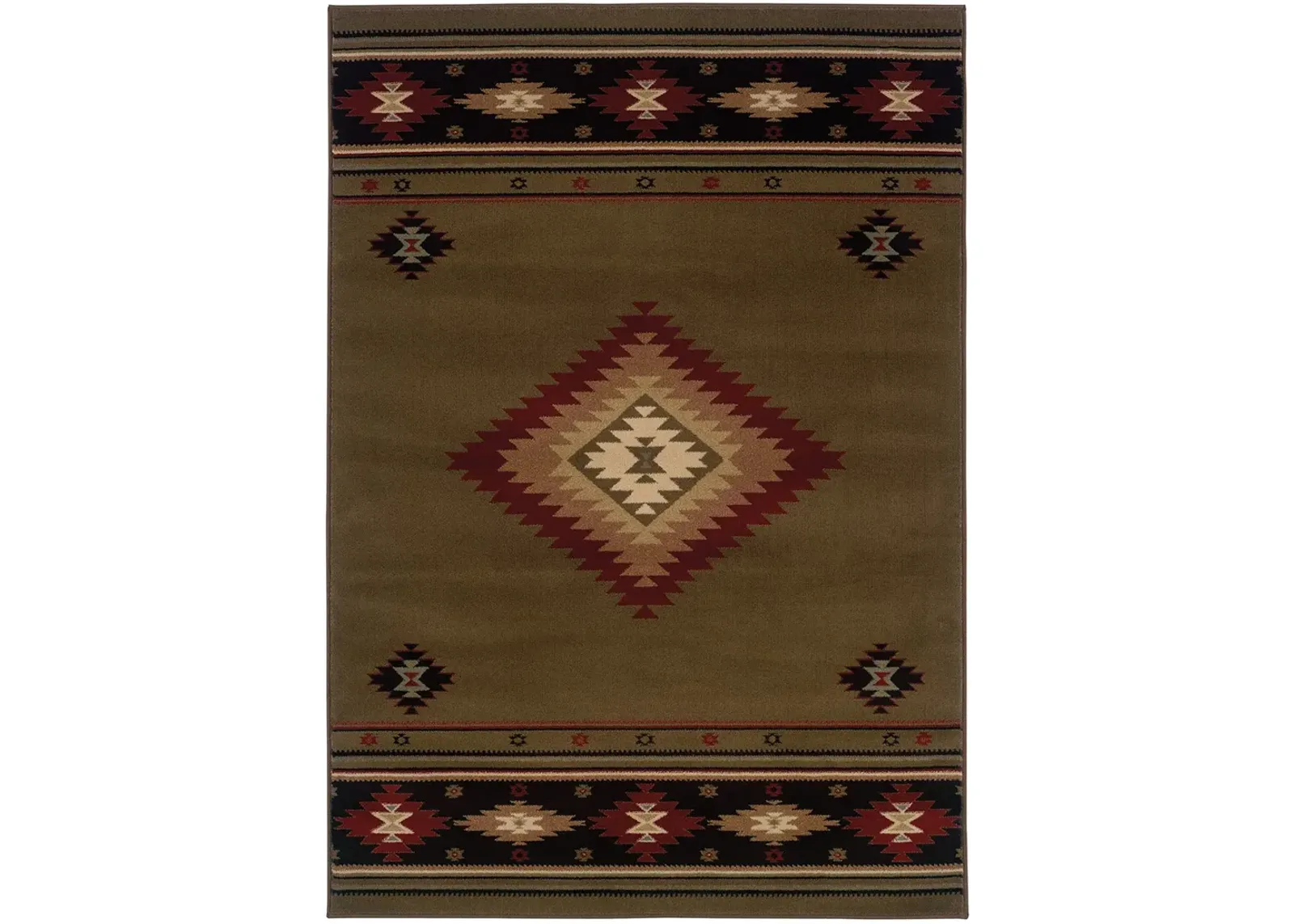 Hudson 7'8" x 10'10" Green Rug