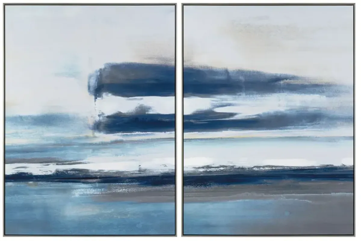 Carol Benson-Cobb's Horizon's Break Diptych