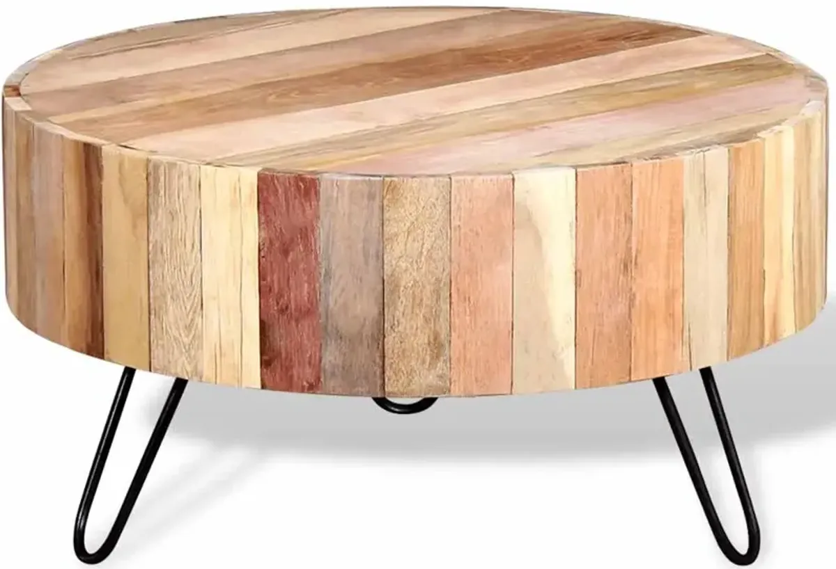 vidaXL Coffee Table Solid Reclaimed Wood