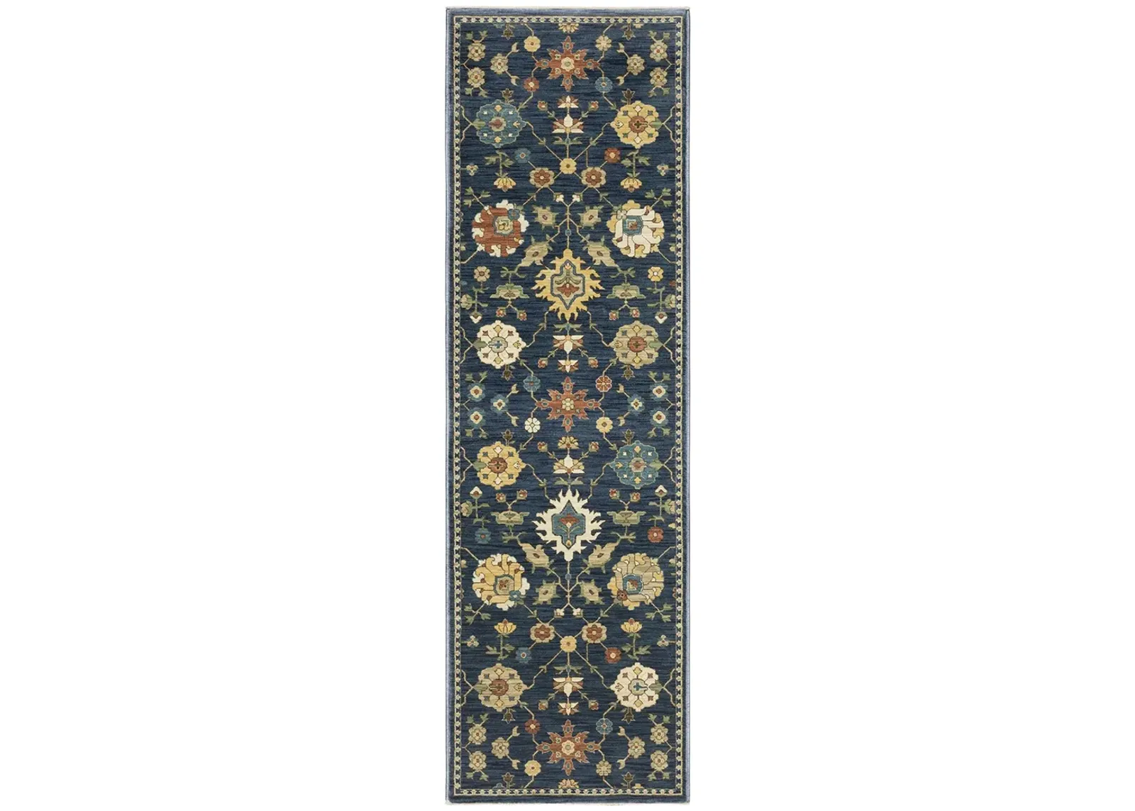 Francesca 2'3" x 7'6" Blue Rug