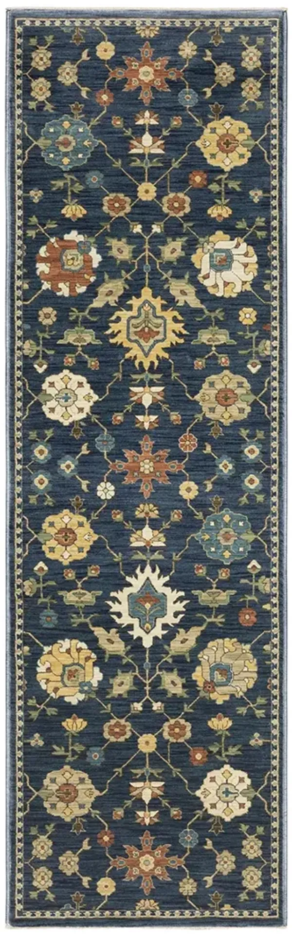 Francesca 2'3" x 7'6" Blue Rug