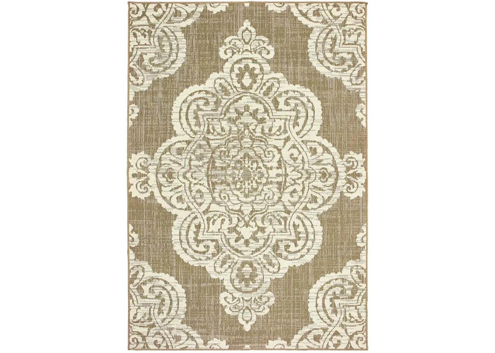 Marina 5'3" x 7'6" Tan Rug