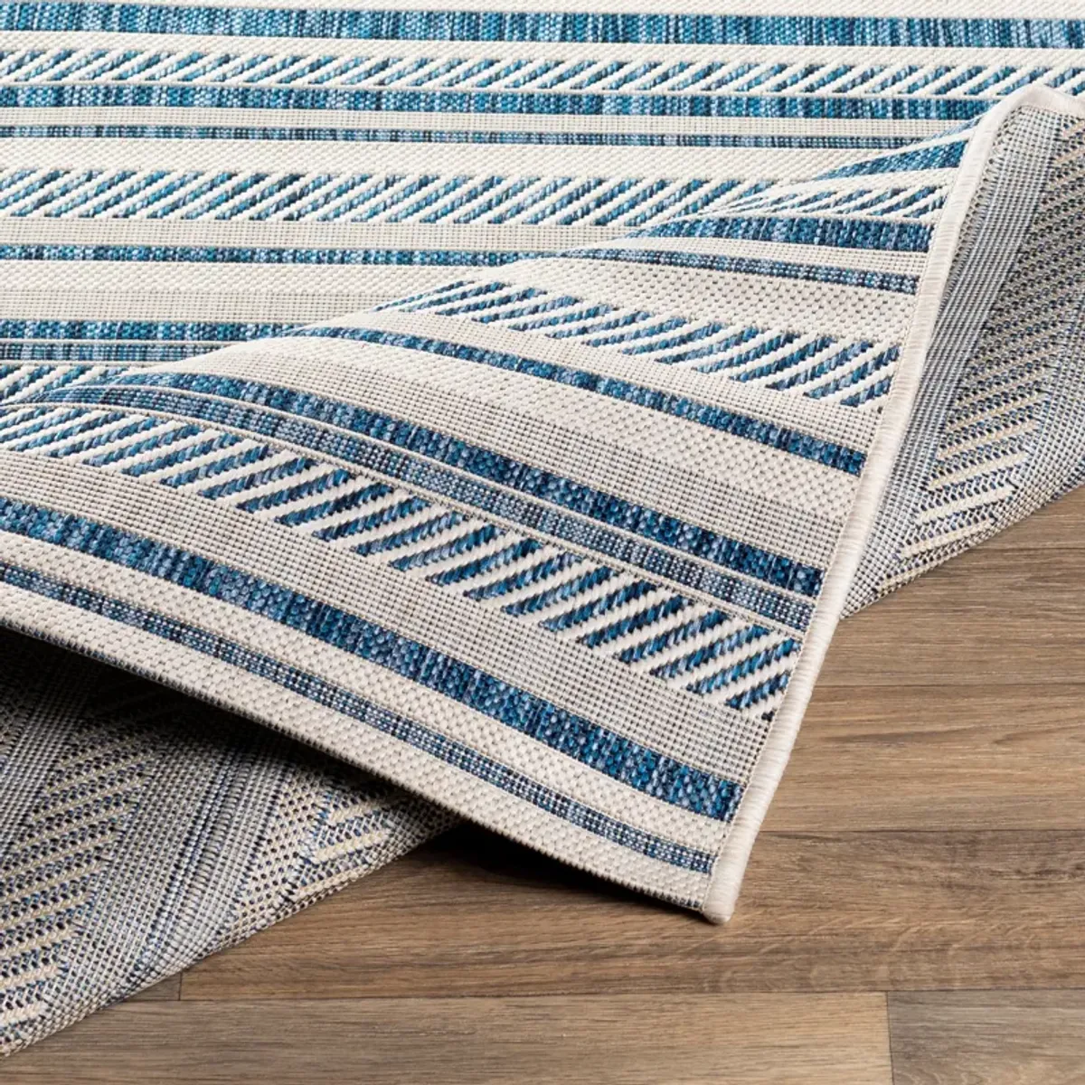 Eagean EAG-2337 6'7' x 9' Blue Rug