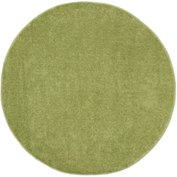 Nourison Essentials NRE01 Green 4' x Round Rug