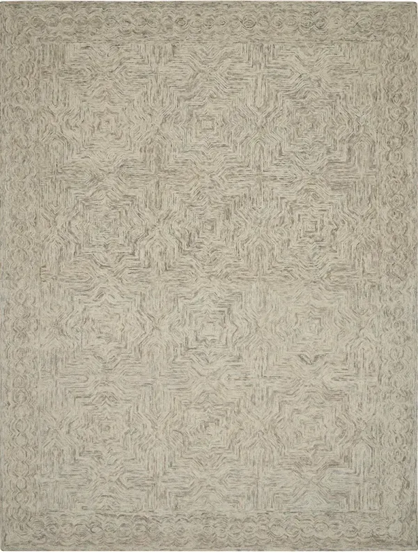 Interlock ITL03 Blue/Ivory 8' x 10'6" Rug