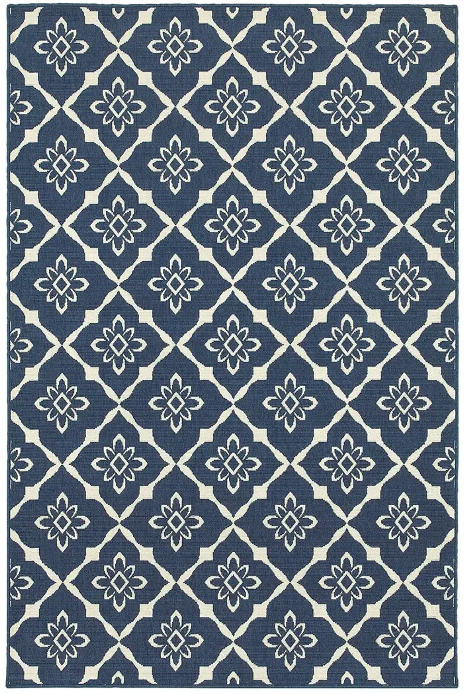 Meridian 6'7" x 9'6" Navy Rug