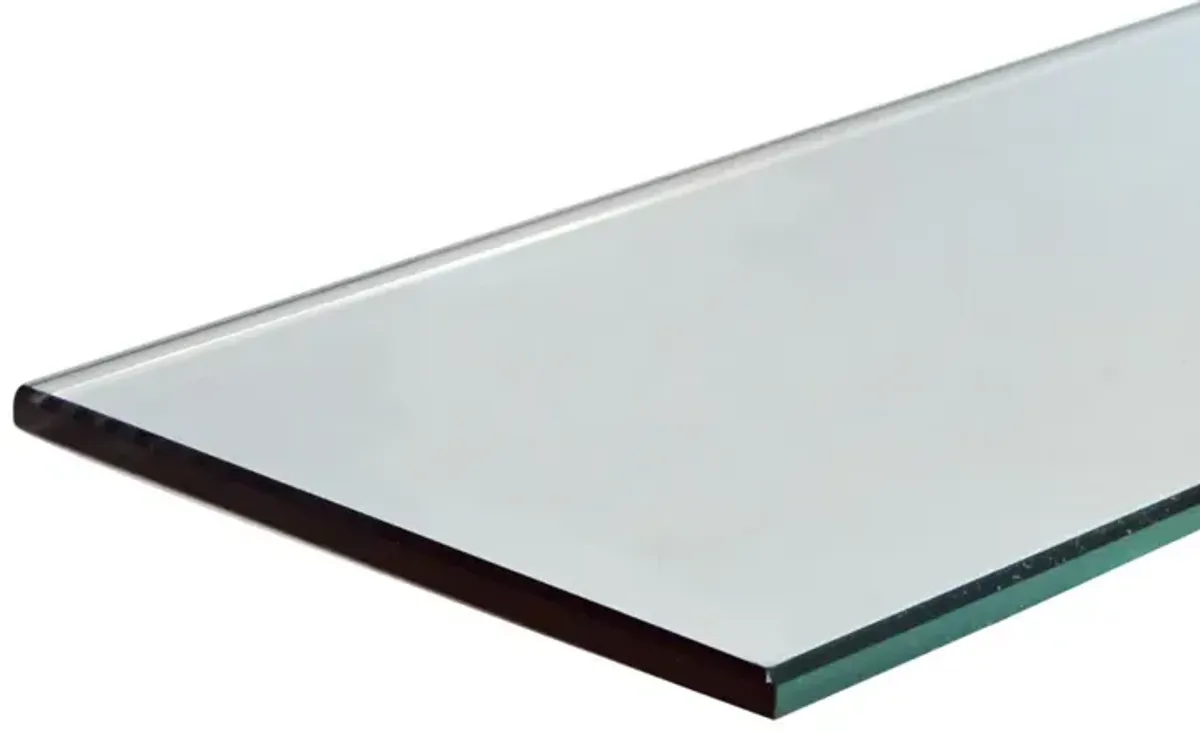 Tempered Glass Shelf 24″ Length, 14″ Depth, 3/16″ Thickness- Clear | Sold in packs of 5 (Non-Returnable)