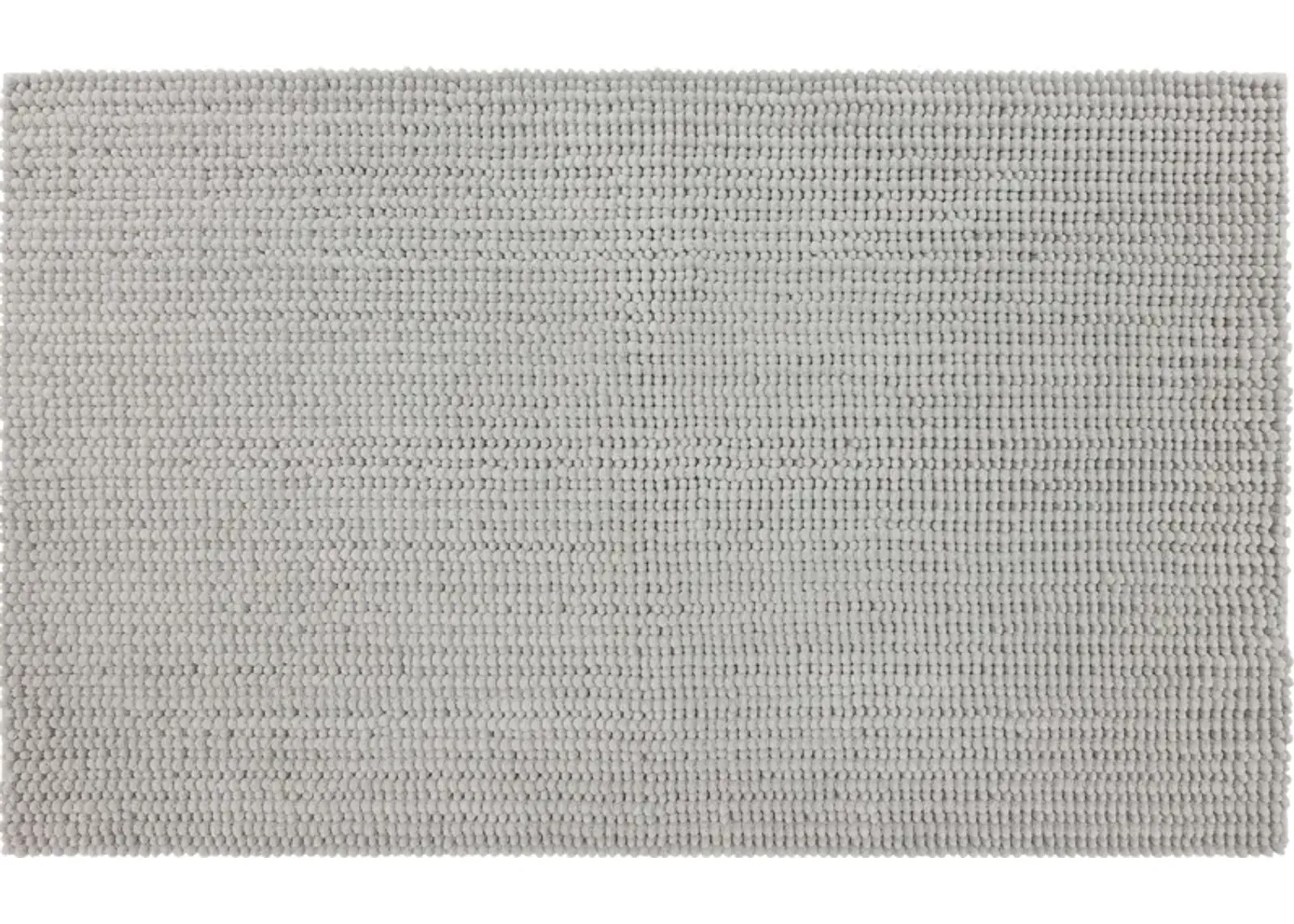 Homespun Noodle Silver 2' 3" x 3' 9" Bath Mat