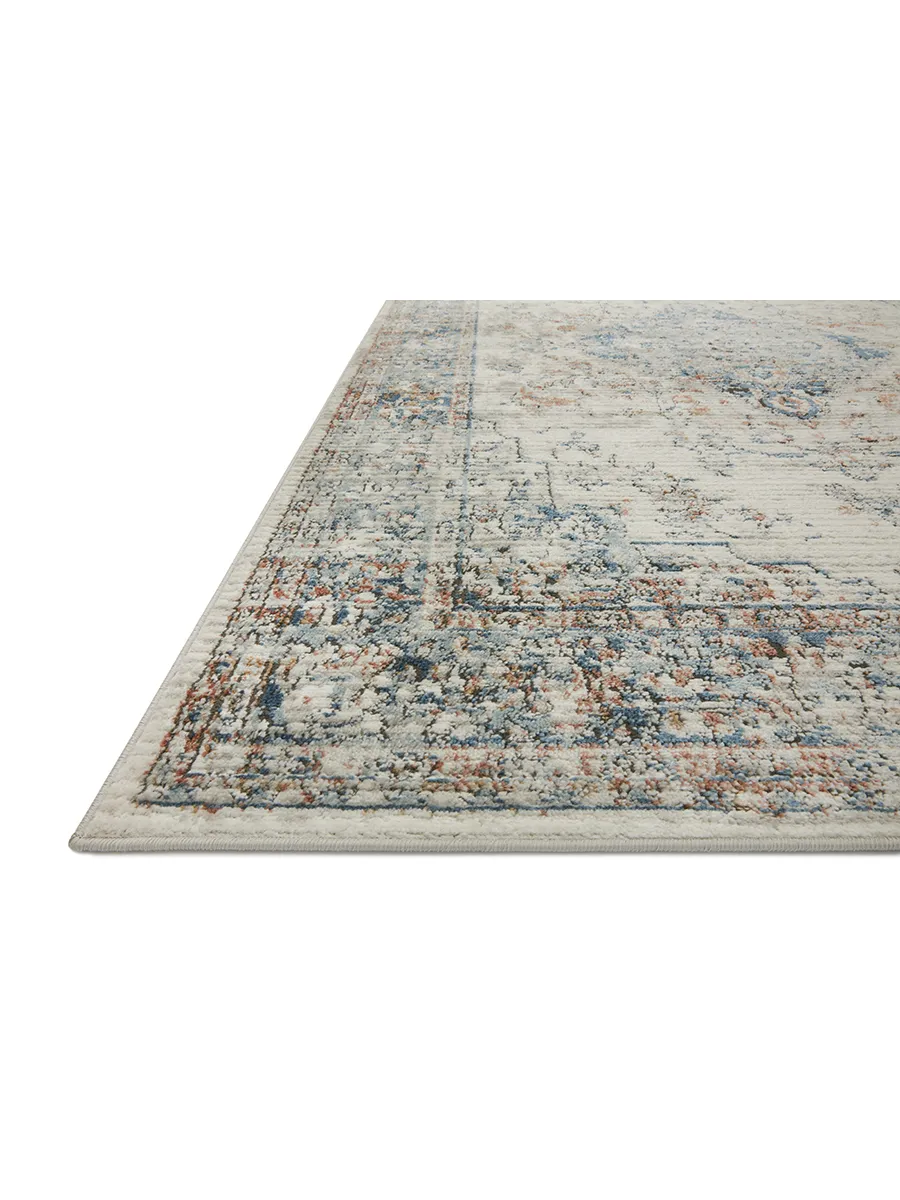 Bianca BIA10 Ivory/Ocean 3'4" x 5'7" Rug