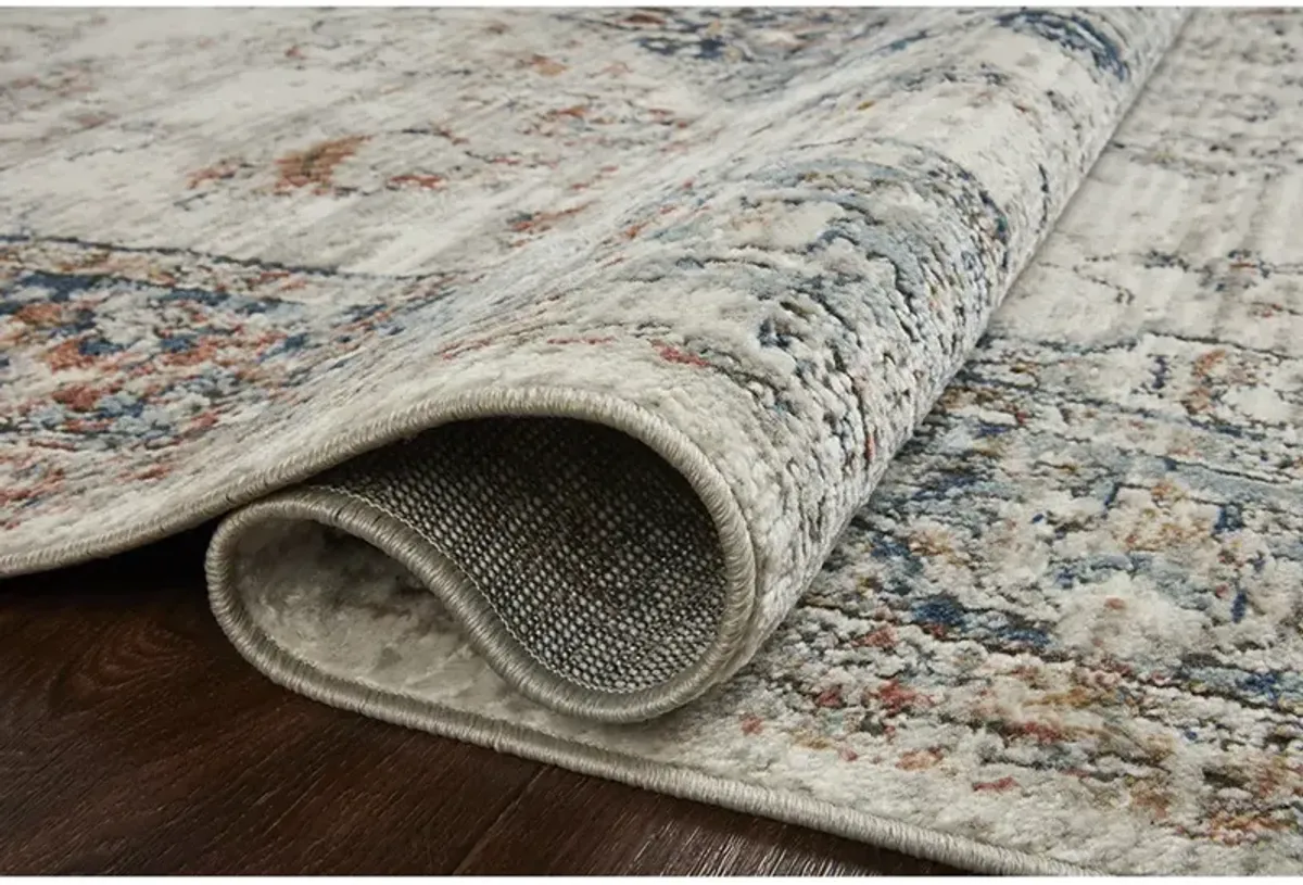 Bianca BIA10 Ivory/Ocean 3'4" x 5'7" Rug