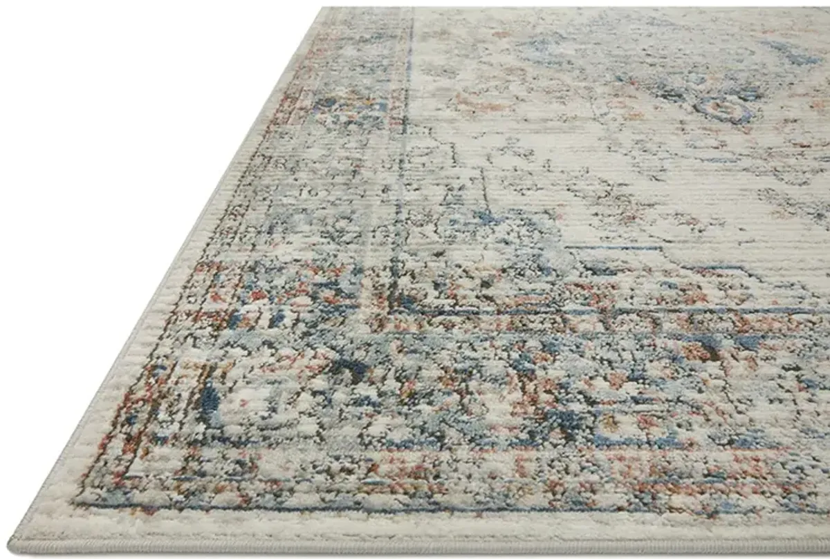 Bianca BIA10 Ivory/Ocean 3'4" x 5'7" Rug