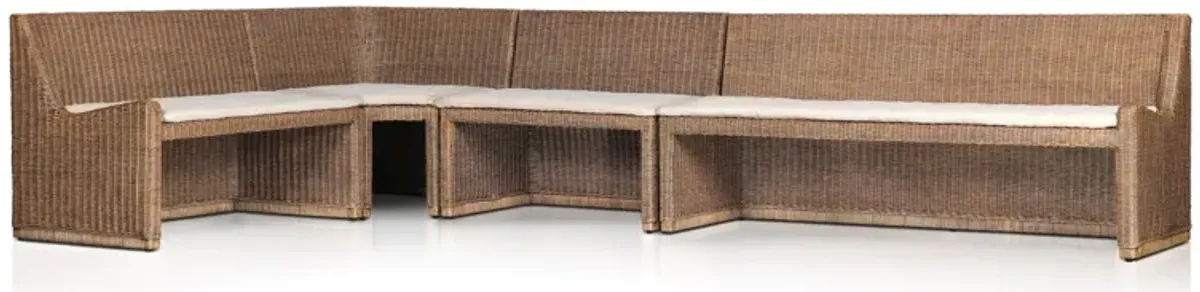 Senna 144" Right Arm Facing Dining Banquette