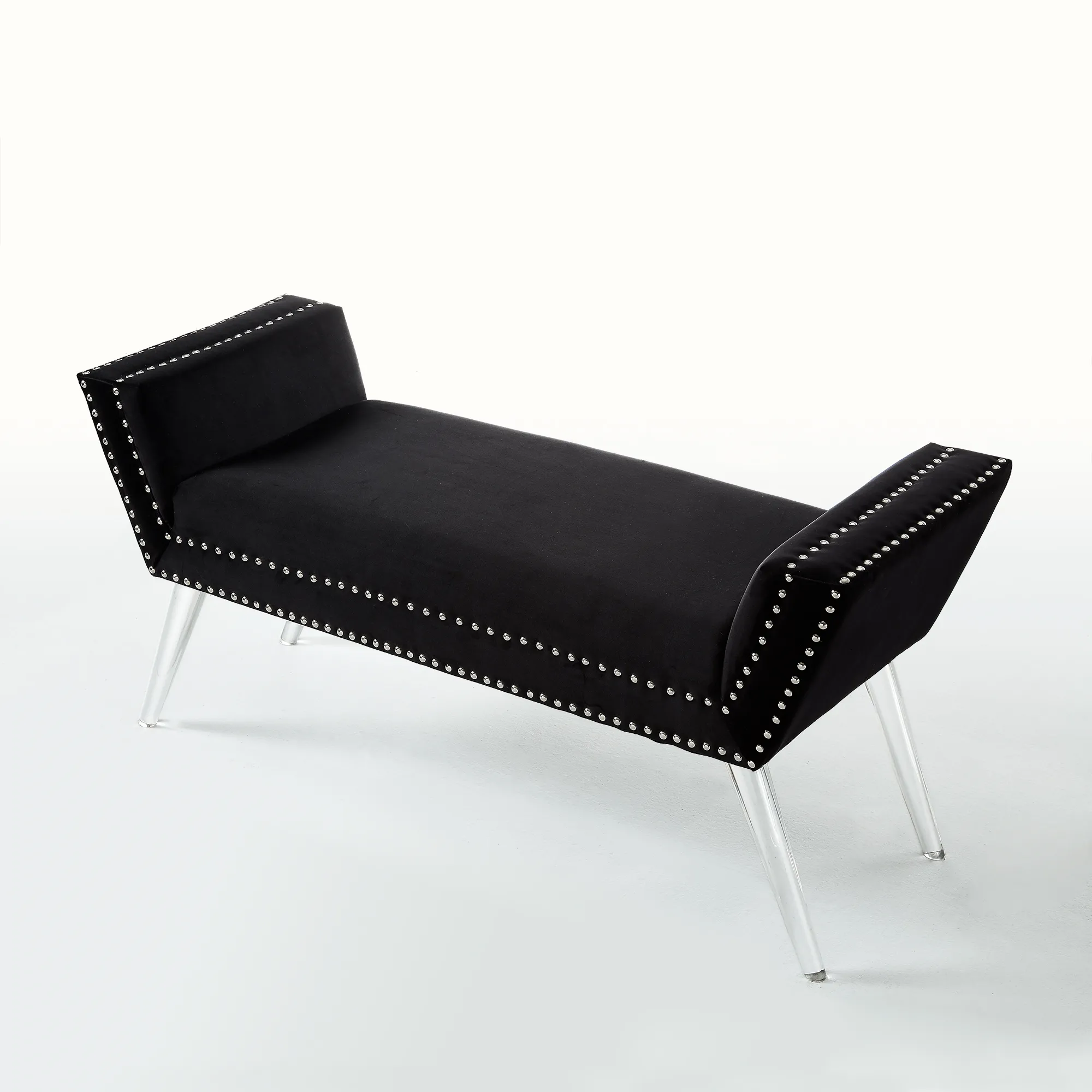 Inspired Home Janelle Velvet Bench