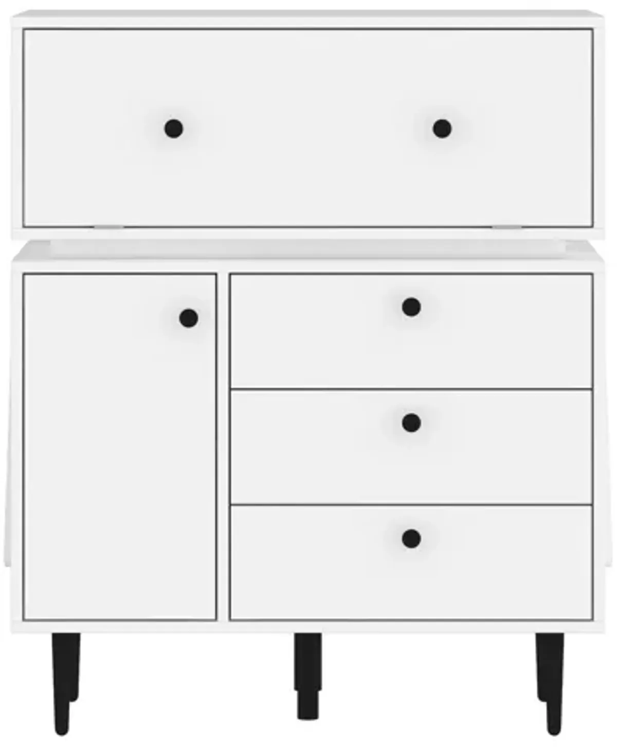 3-Drawer Dresser Creative Storage Cabinet With Robot Shape