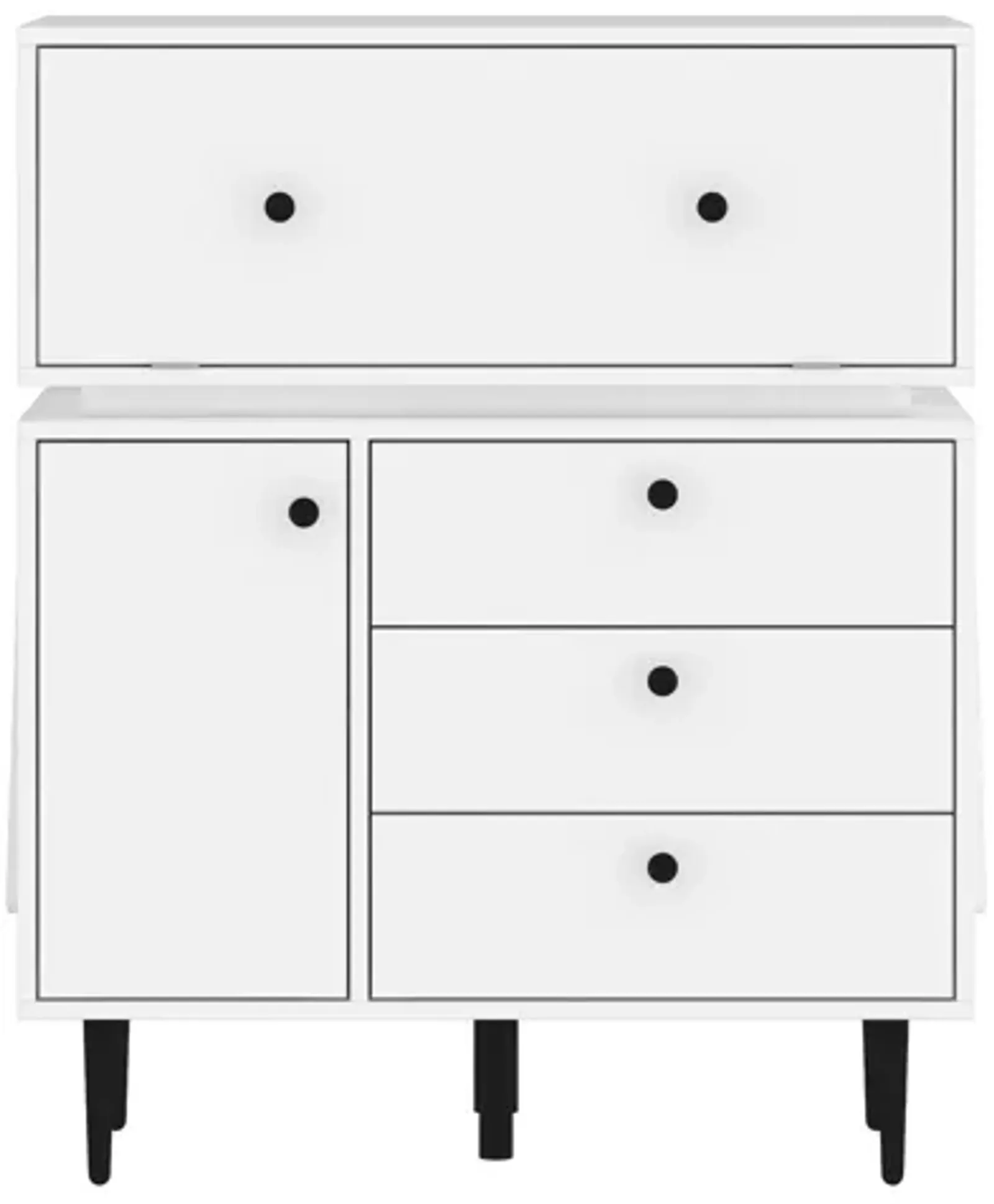 3-Drawer Dresser Creative Storage Cabinet With Robot Shape