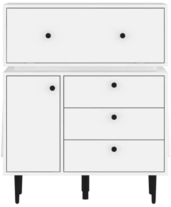 3-Drawer Dresser Creative Storage Cabinet With Robot Shape