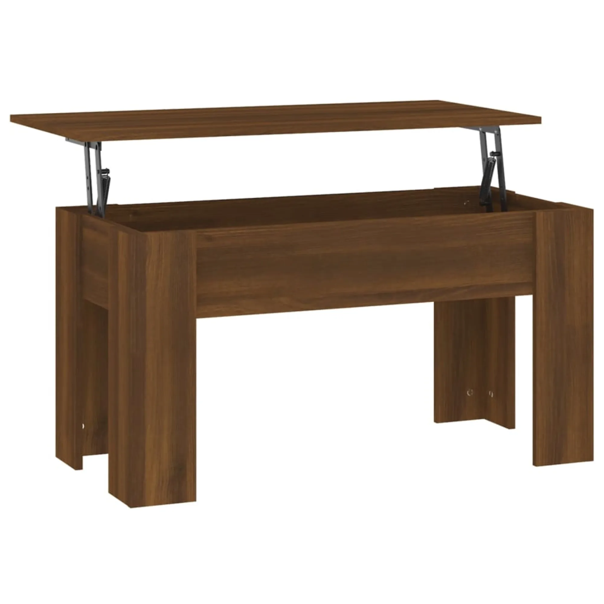 vidaXL Coffee Table Brown Oak 39.8"x19.3"x20.5" Engineered Wood