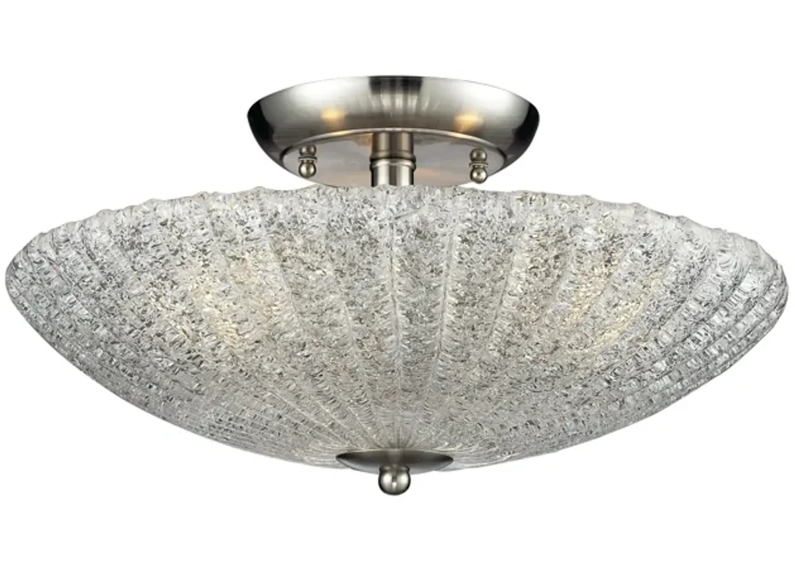 Luminese 16'' Wide 3-Light Semi Flush Mount