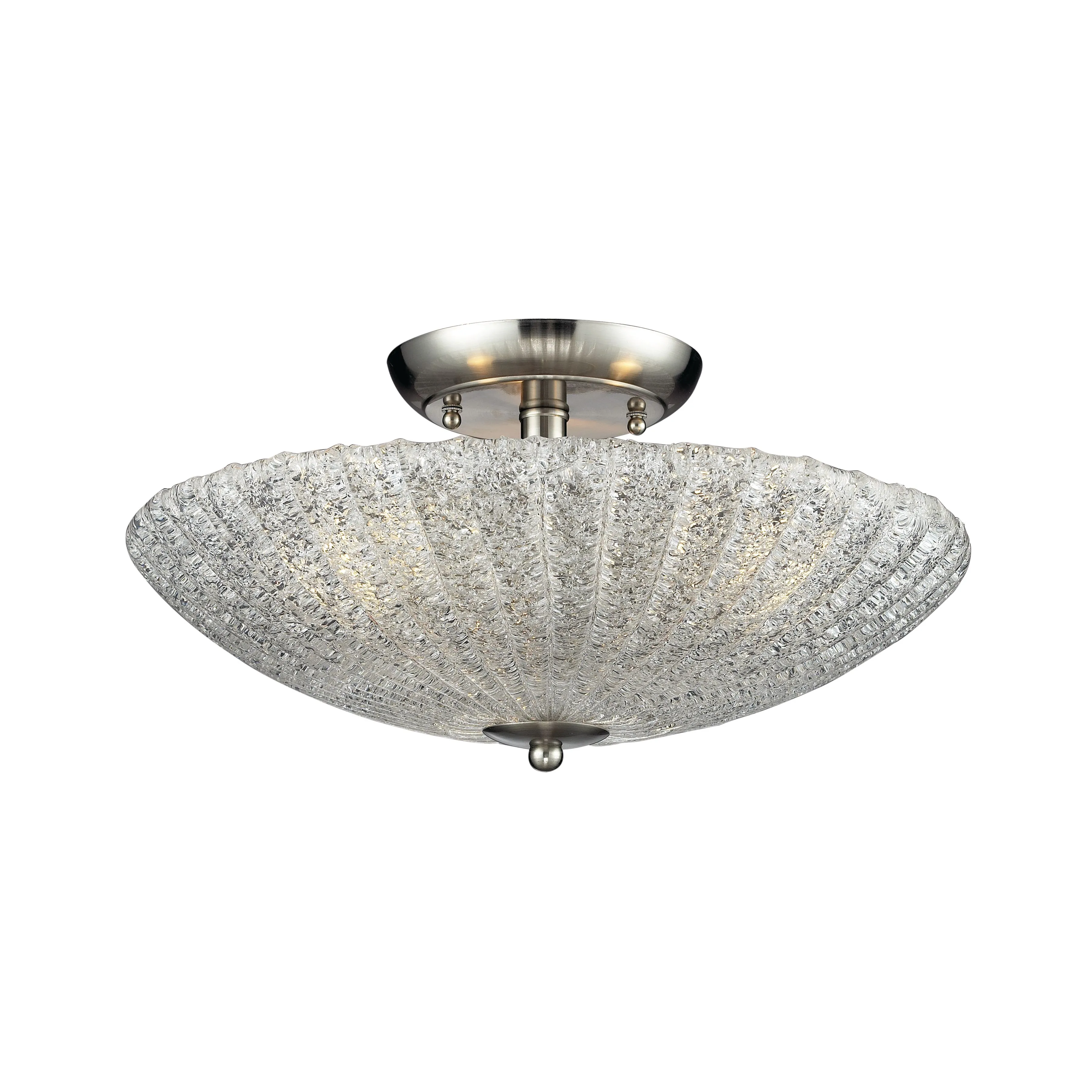 Luminese 16'' Wide 3-Light Semi Flush Mount