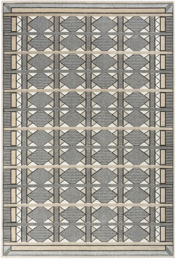 Nordic NRC06 Ivory/Multicolor 4' x 6' Rug